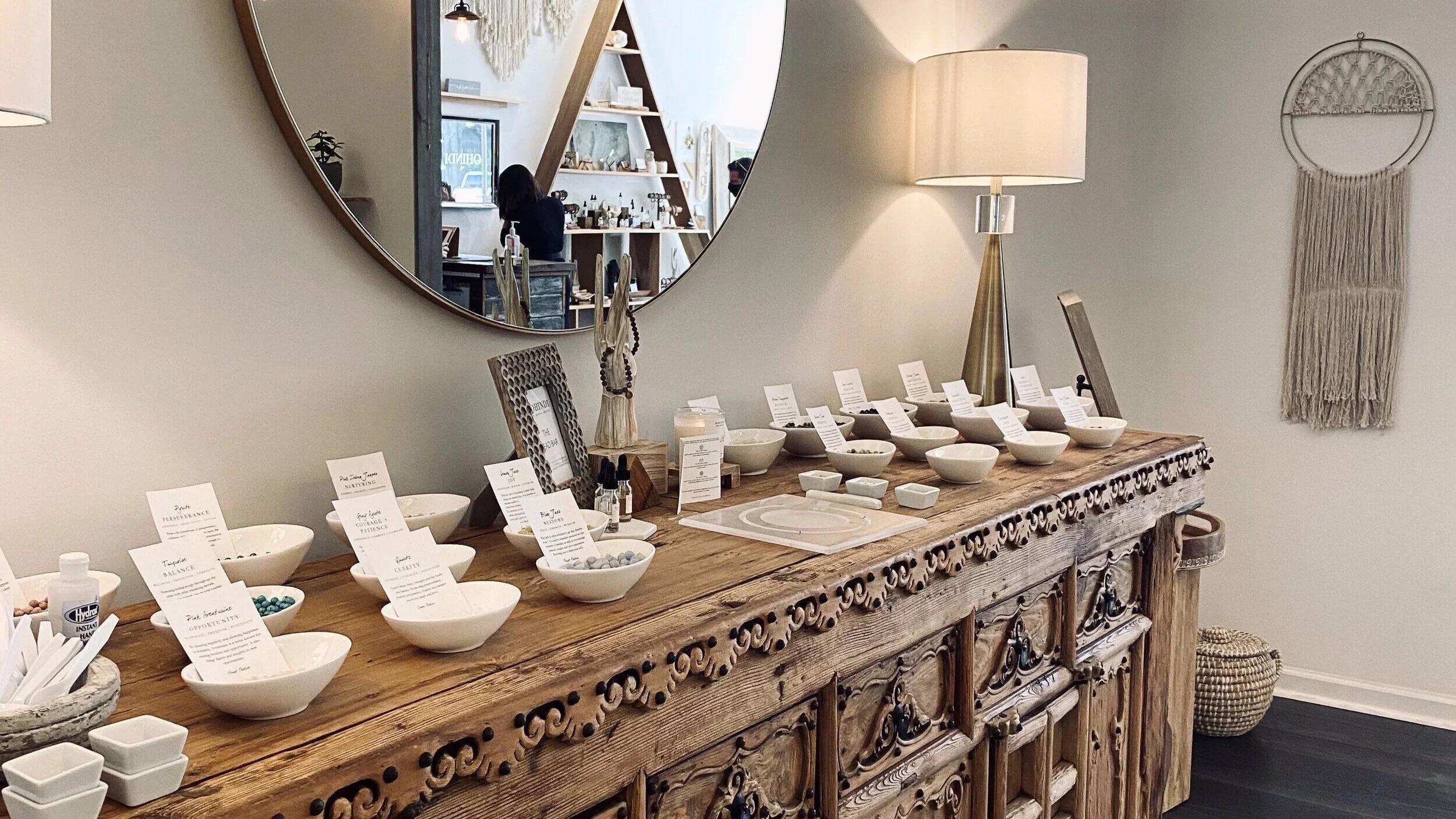 A dresser with jewelry on it from Bohindi_Upper Arlington