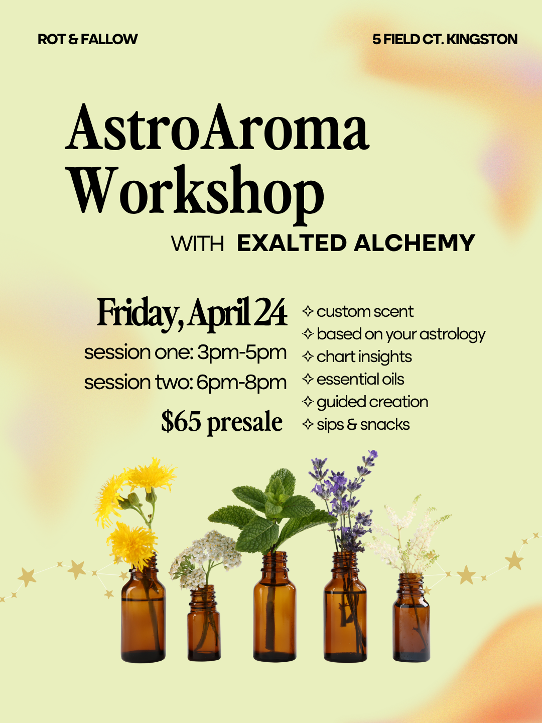 Rot & Fallow: AstroAroma Workshop with Exalted Alchemy