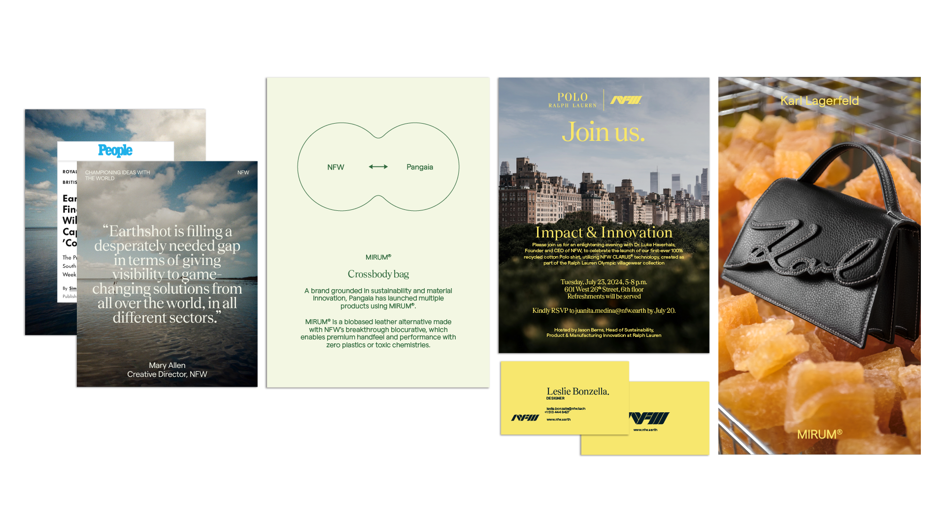 Printed NFW assets by Leslie Bonzella