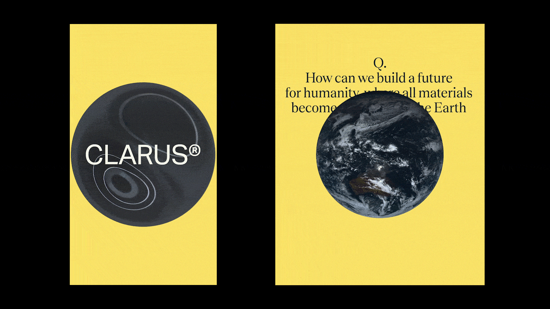 A gif of social posts created for NFW