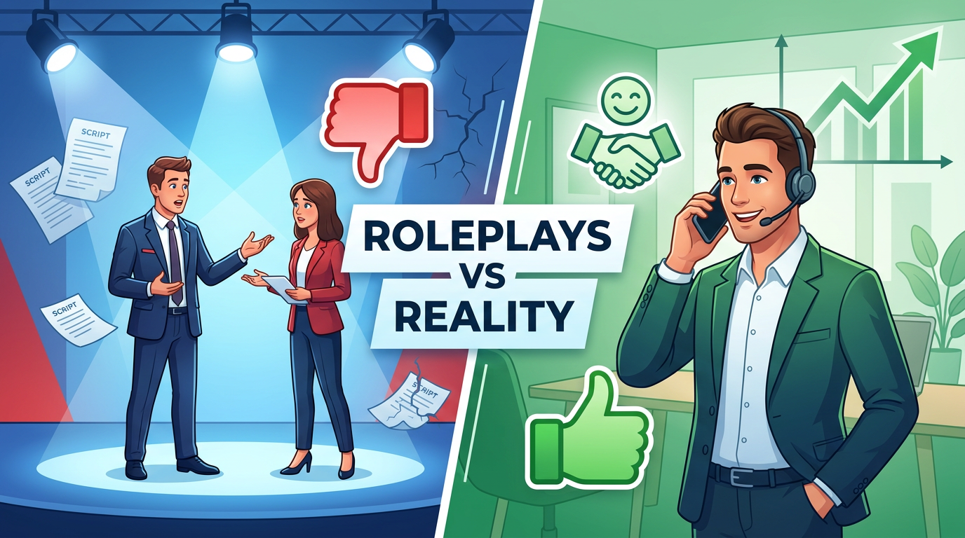 Why Roleplays Are a Poor Way to Assess Sales Performance