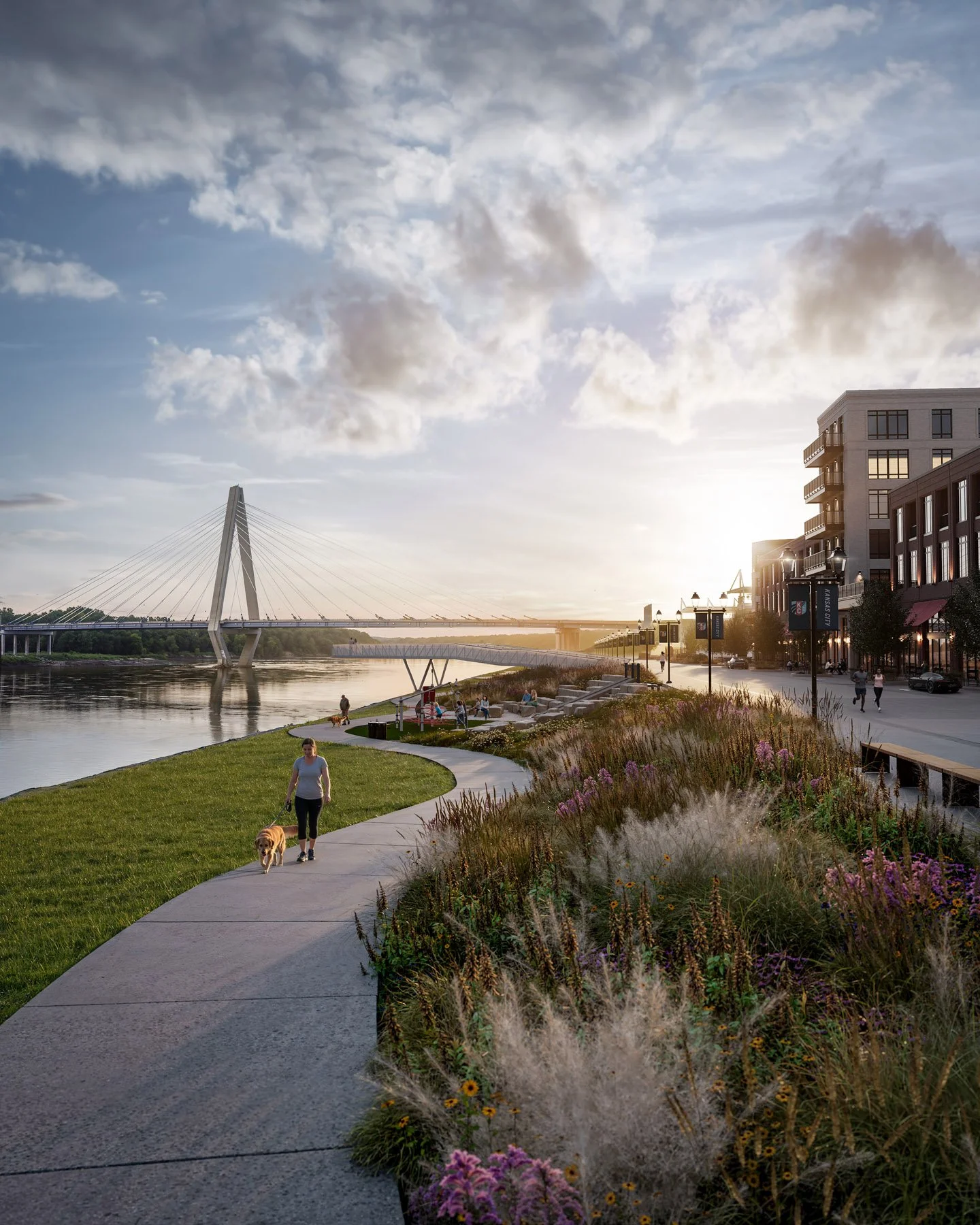 Current Landing Riverfront Promenade