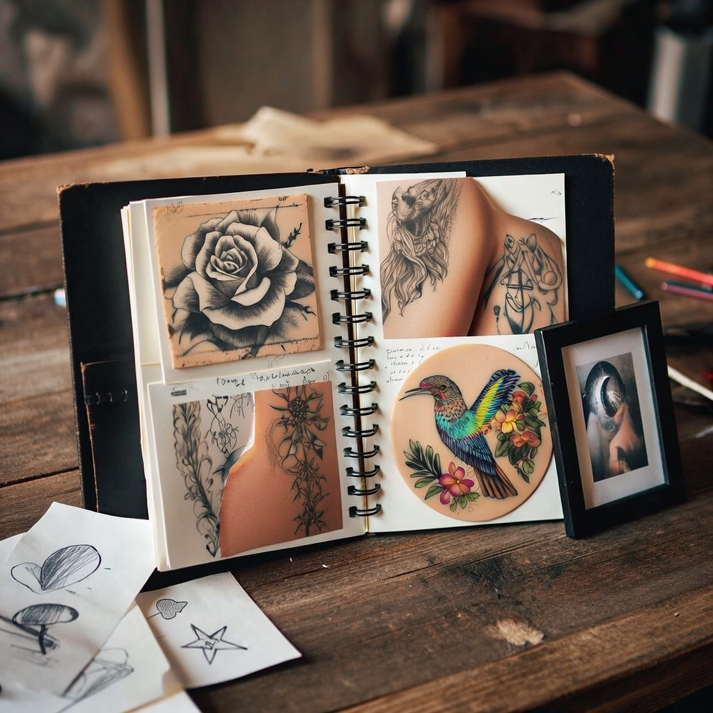 Tattoo artist portfolio showcasing professional tattoo work and technique