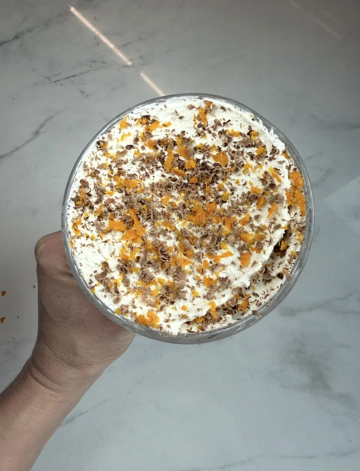 Vanilla Mascarpone Mousse with Orange Zest