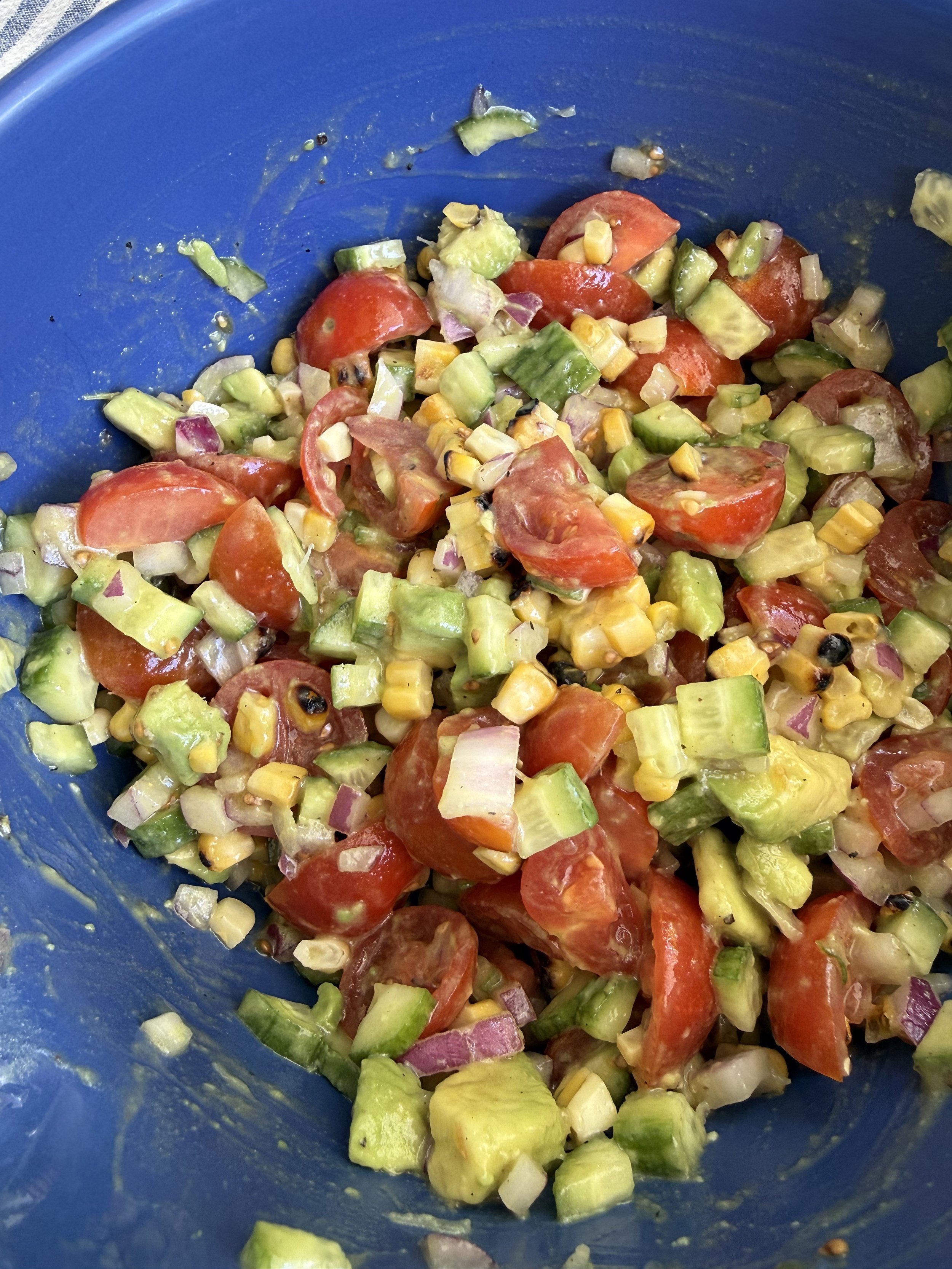 Charred Corn Avocado Salsa