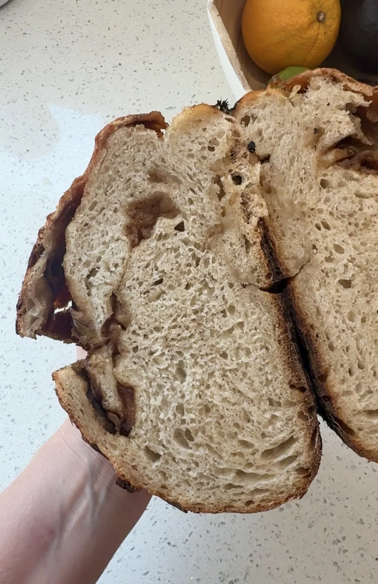 Apple Cider Fritter Sourdough Loaf