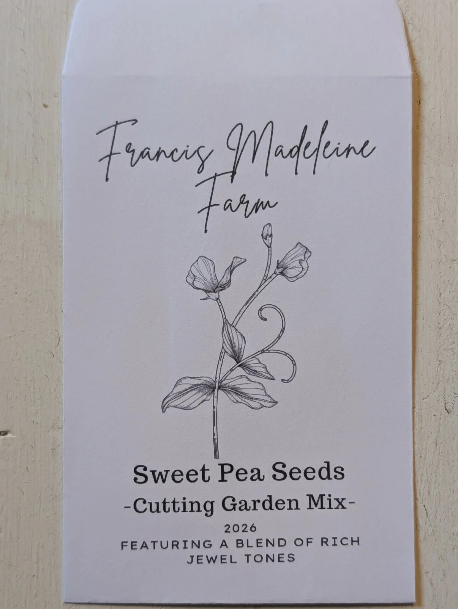Sweet Pea Seeds - Cutting Garden Mix