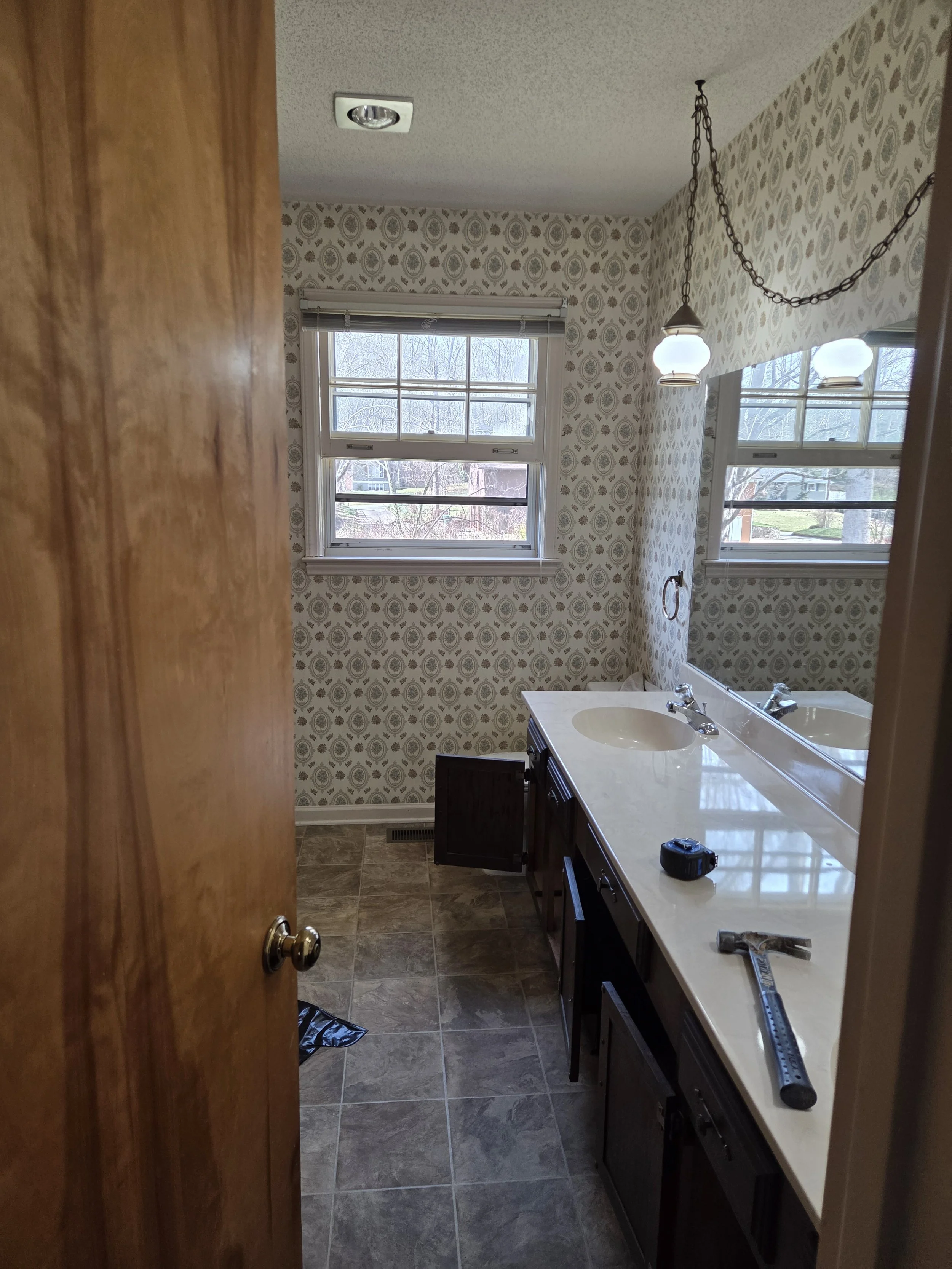 Update a bathroom that has 40 years of love!