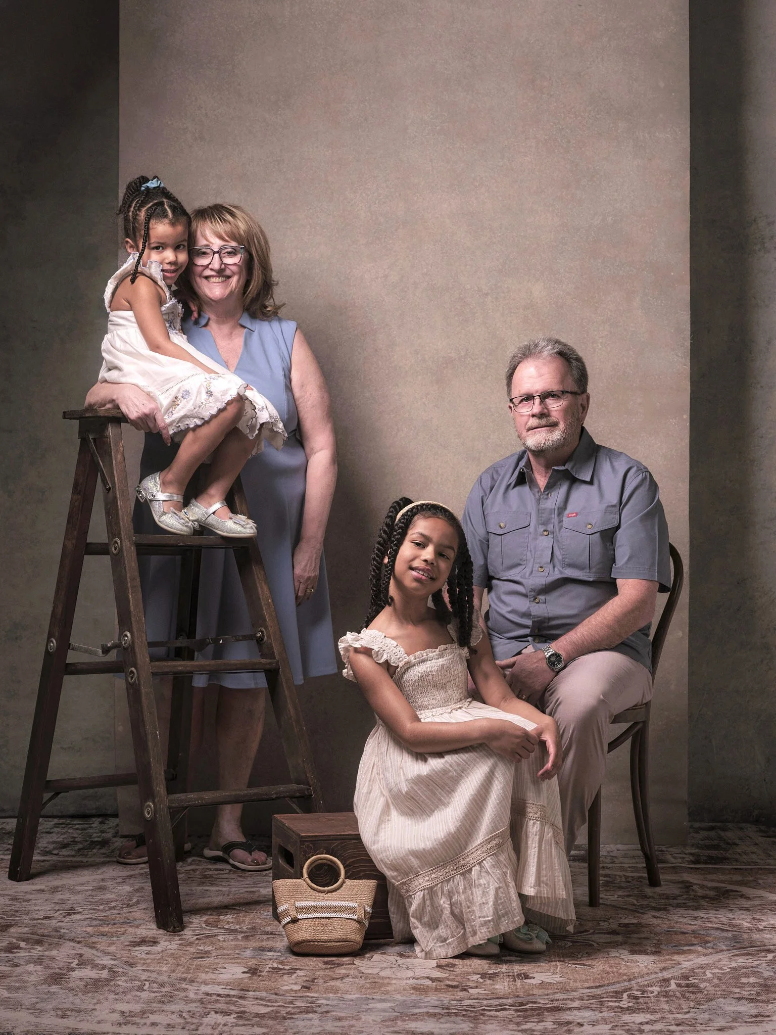 multigenerational studio portrait
