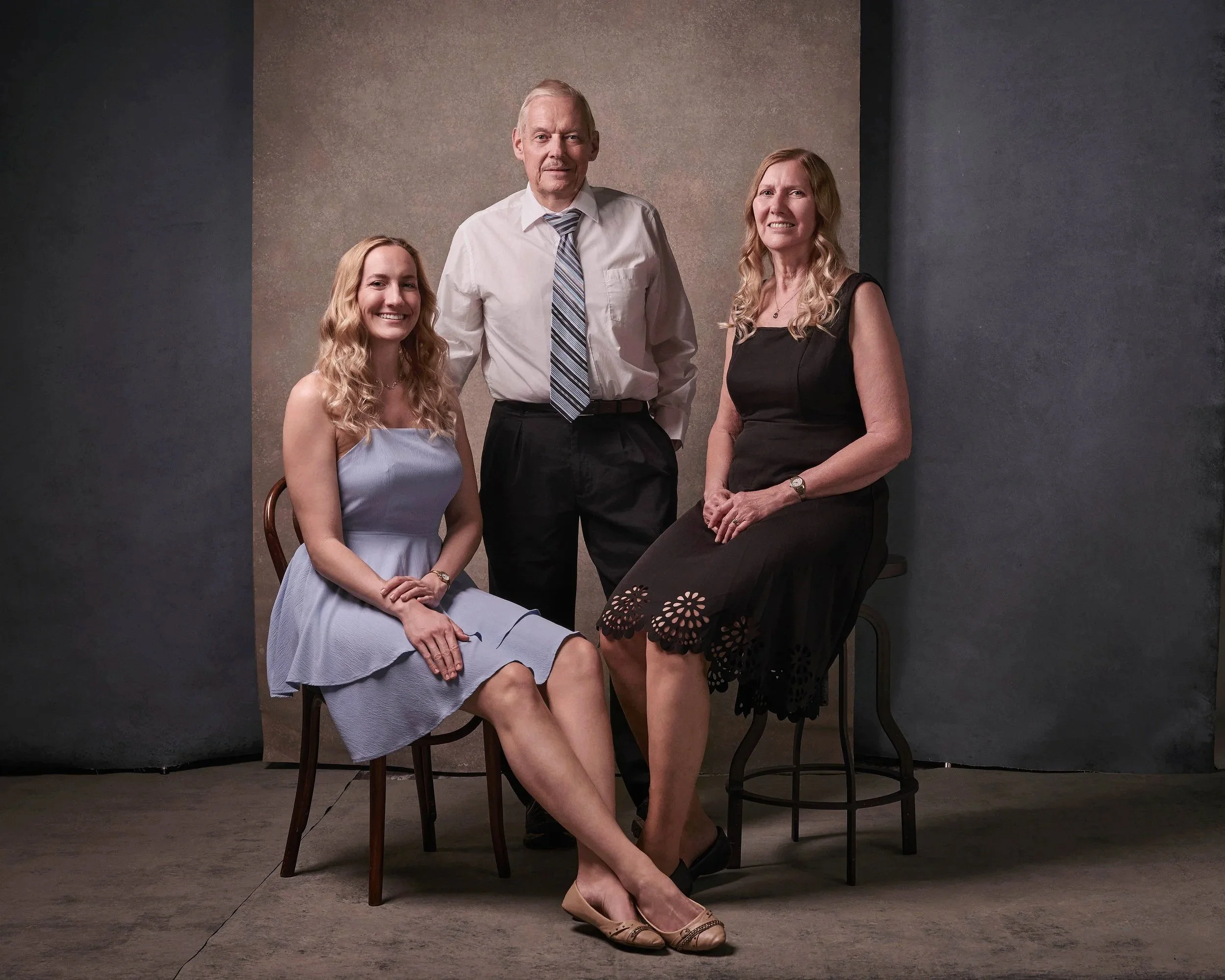 Family studio portrait