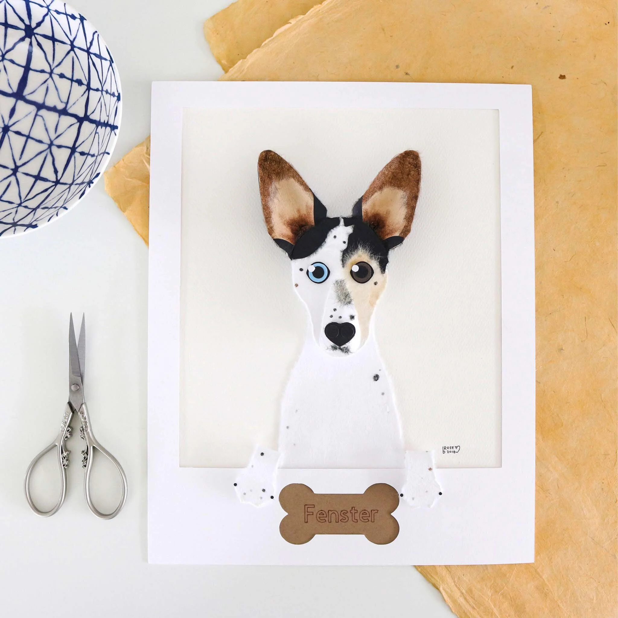Custom Short-Haired Dog Portrait