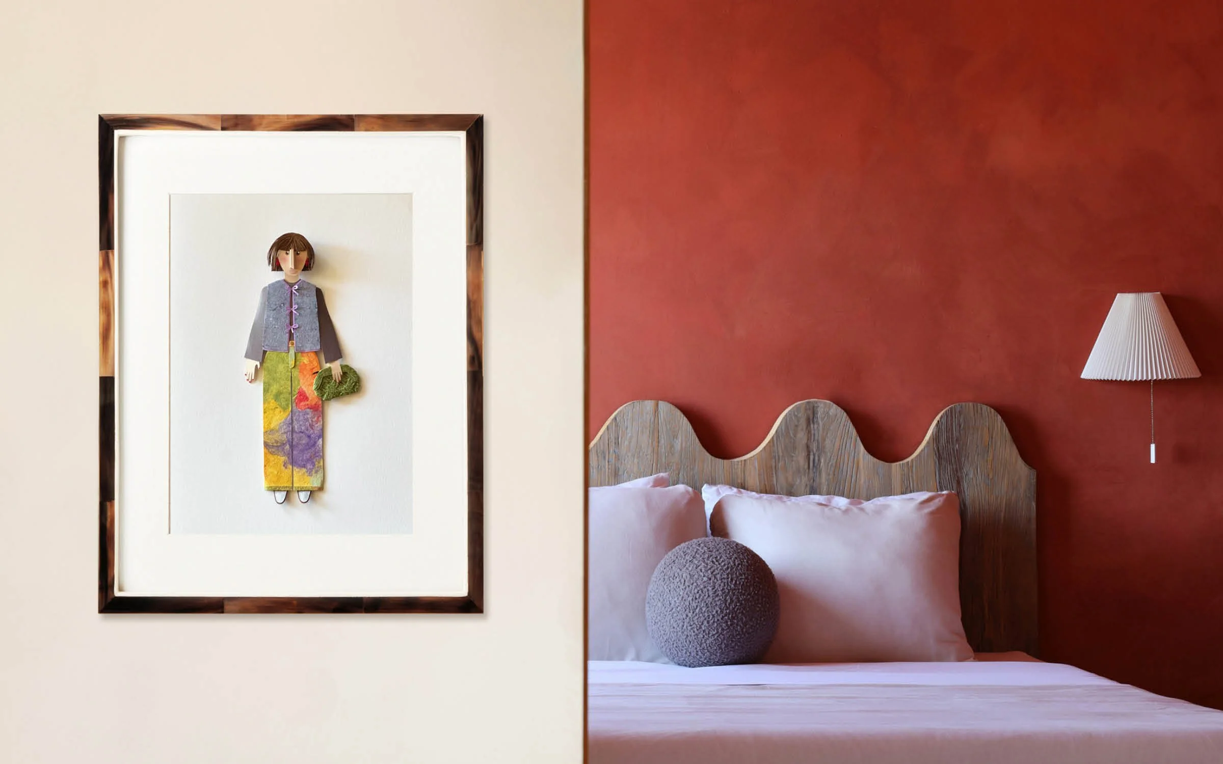 Framed Brittani Rose Paper Portrait