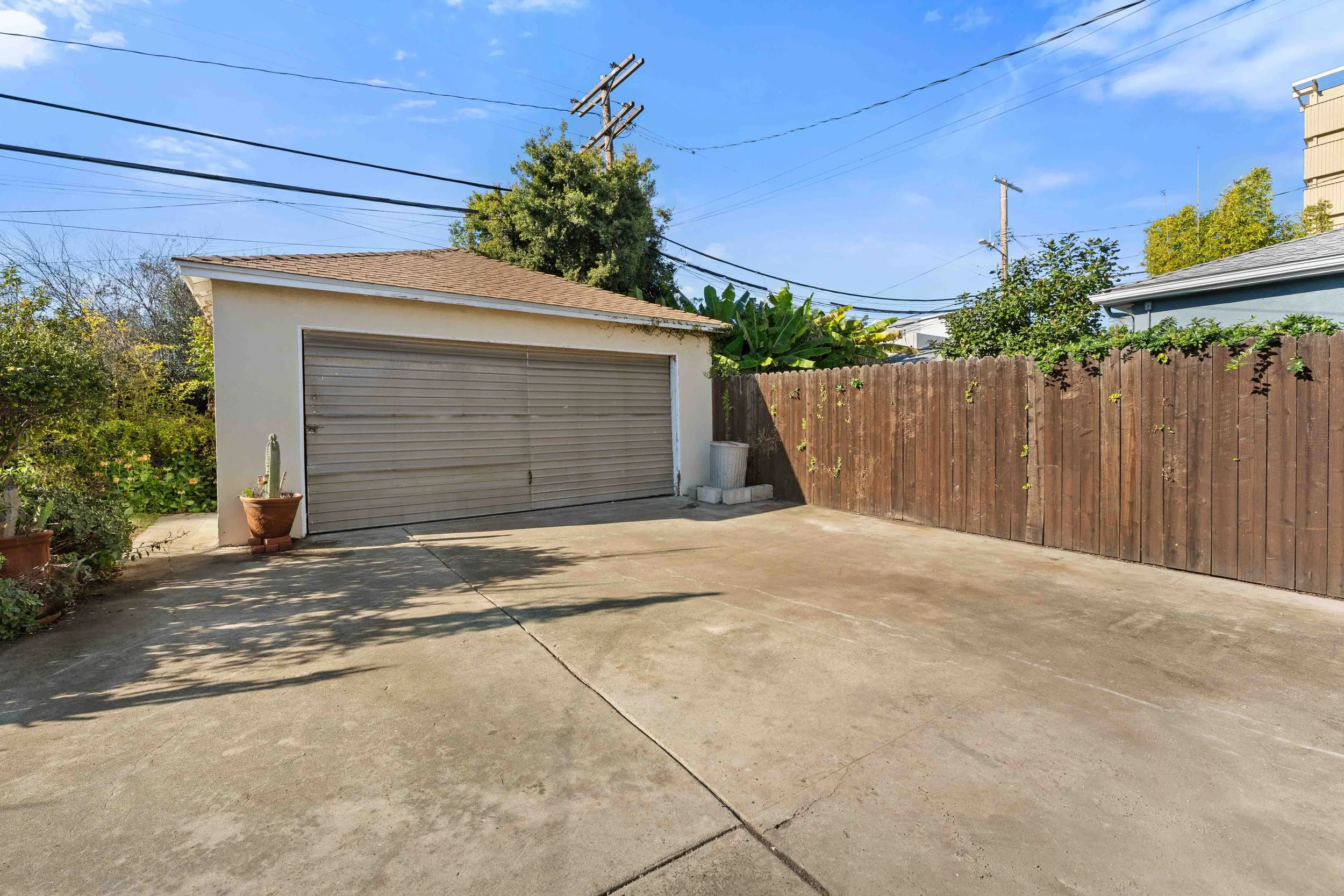 View of 2-Car Garage