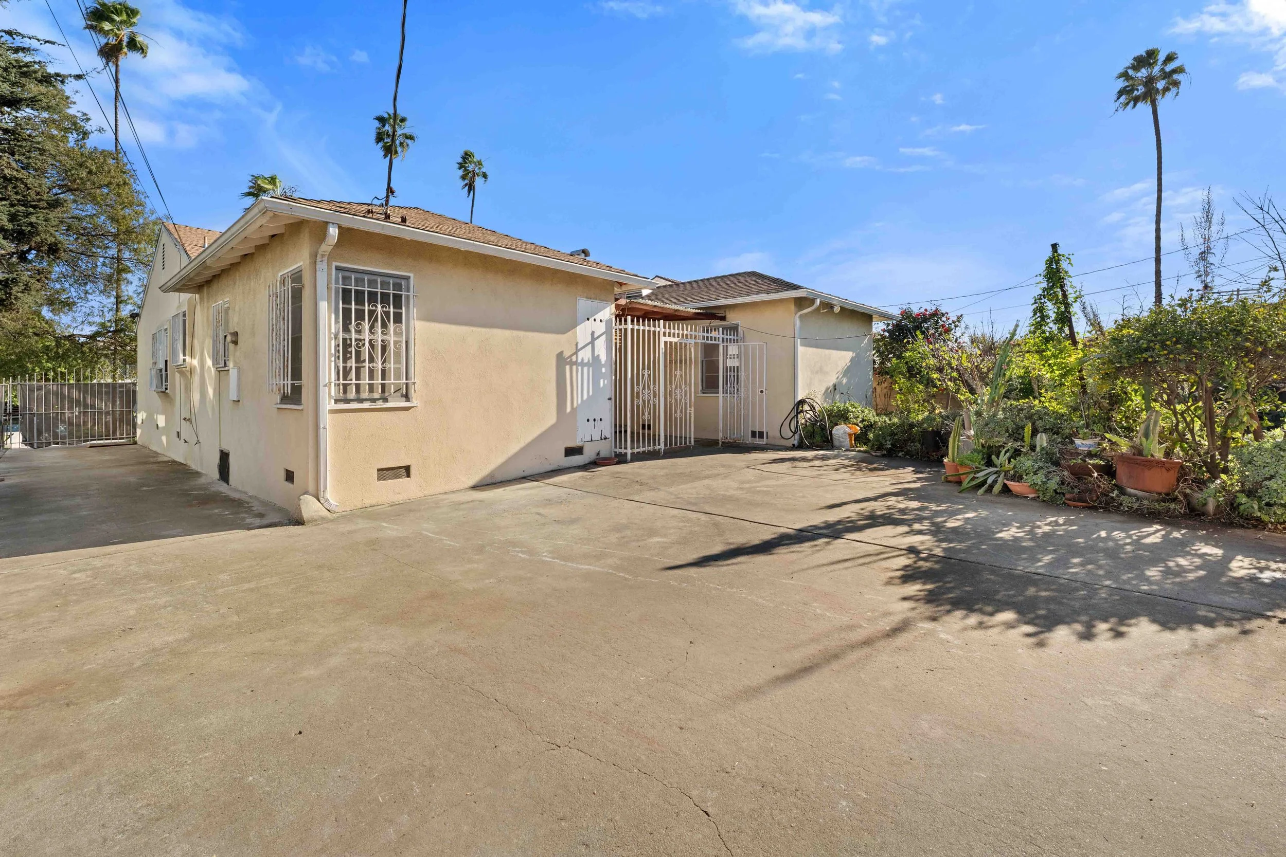 Side Angle of House from the Backyard