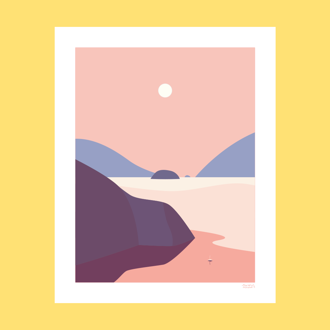 Sunset Islands Print
