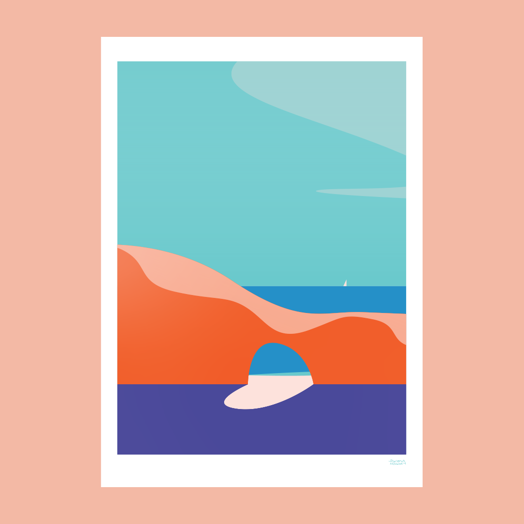 Panther Beach Print (Large)