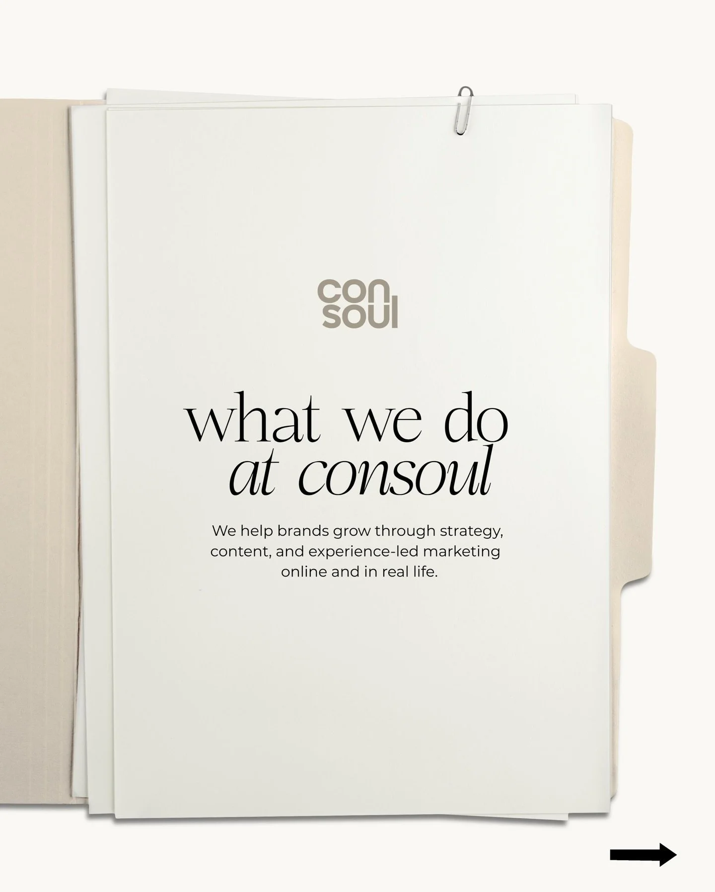 Tabs on tabs on tabs 👀🫶

From clarity-first strategy to content that&rsquo;s actually felt&hellip;this is what we do at Consoul.

Our tight-knit team specialises in socials, full production, and end-to-end brand execution.

Direct access. Clear thi