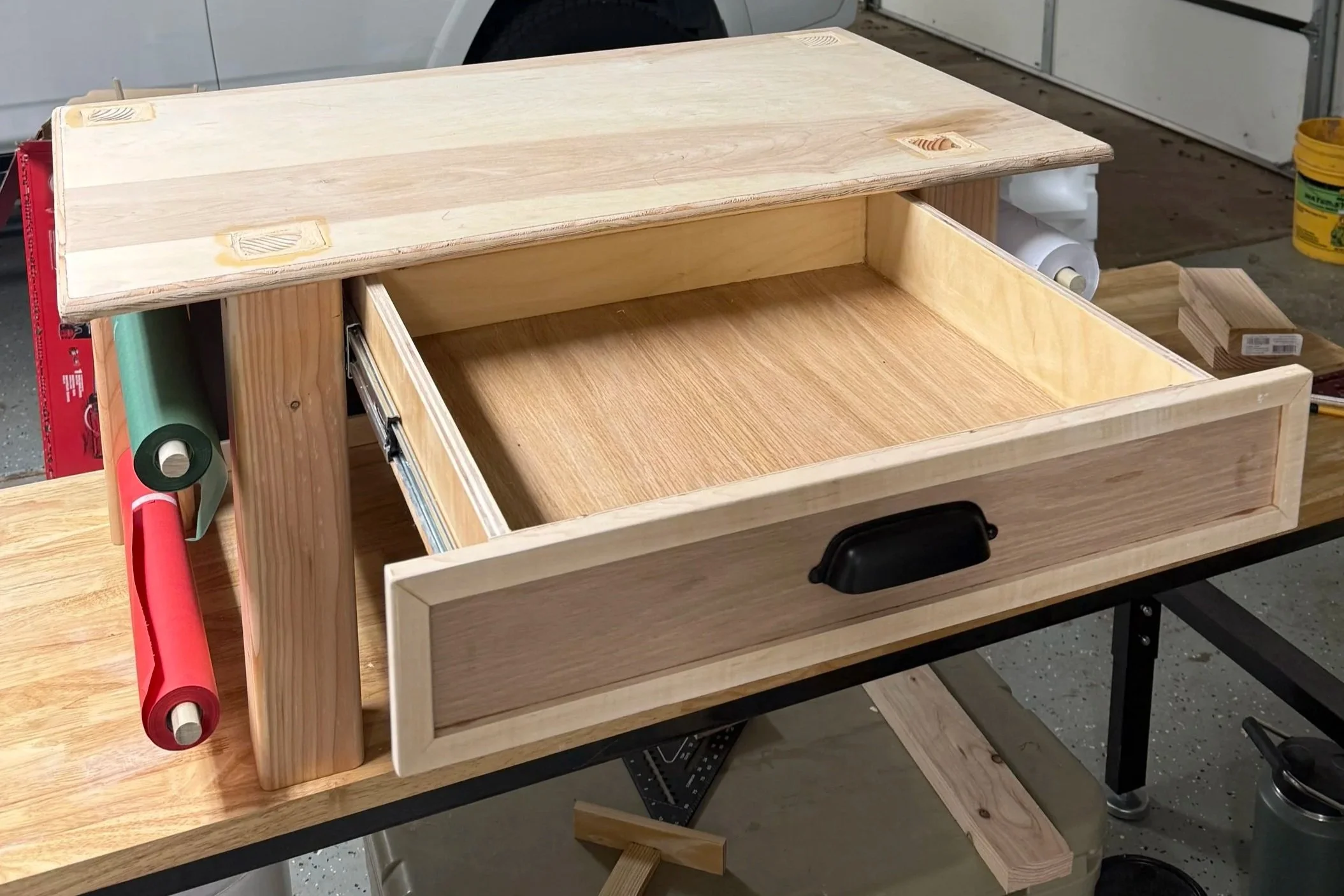 Extended Drawer (white oak / maple) 