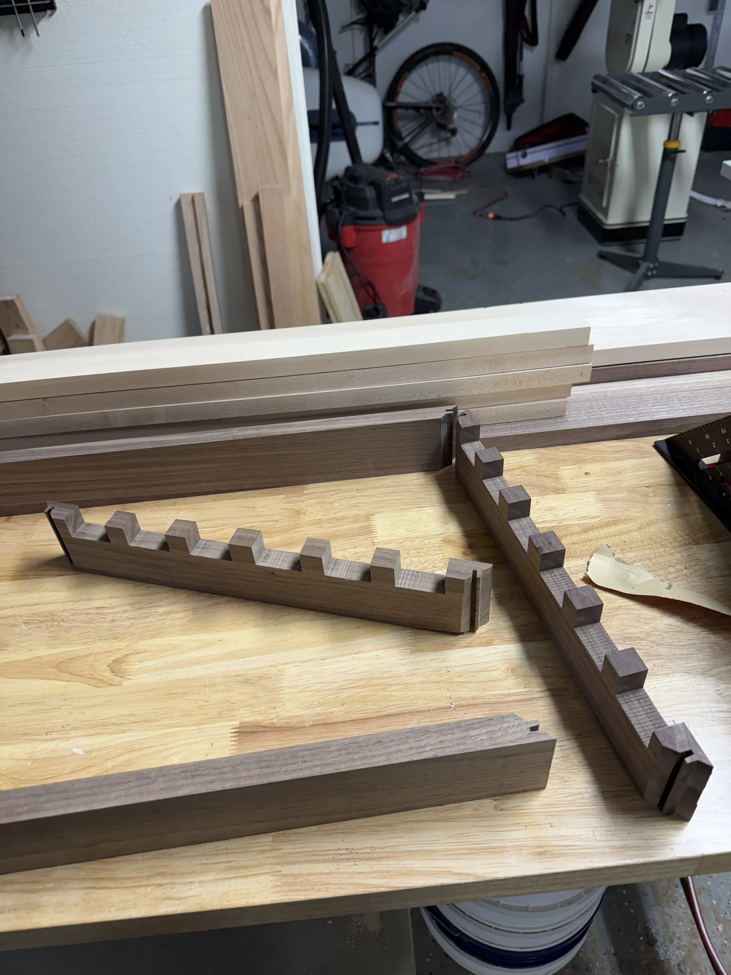 Walnut Base Frame Joinery