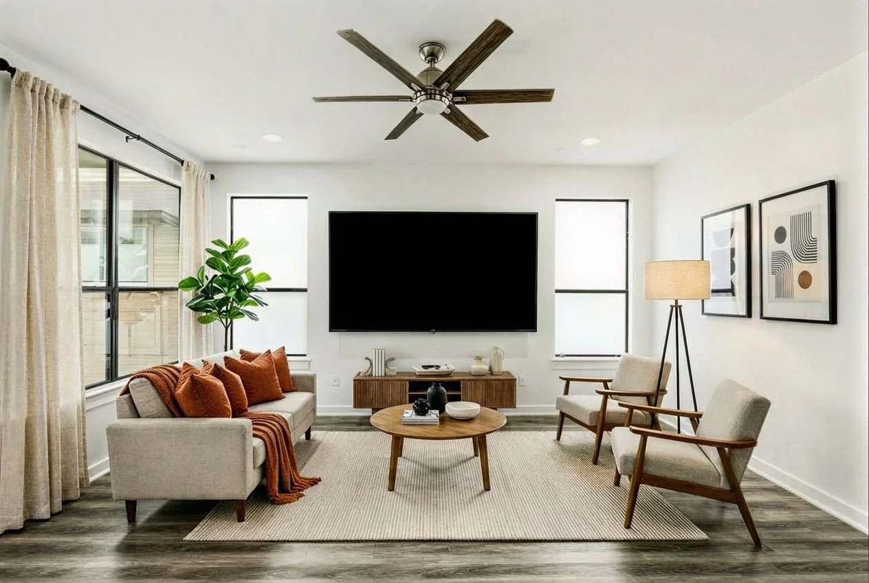 Living Room - Styled for Comfort with Balanced Design