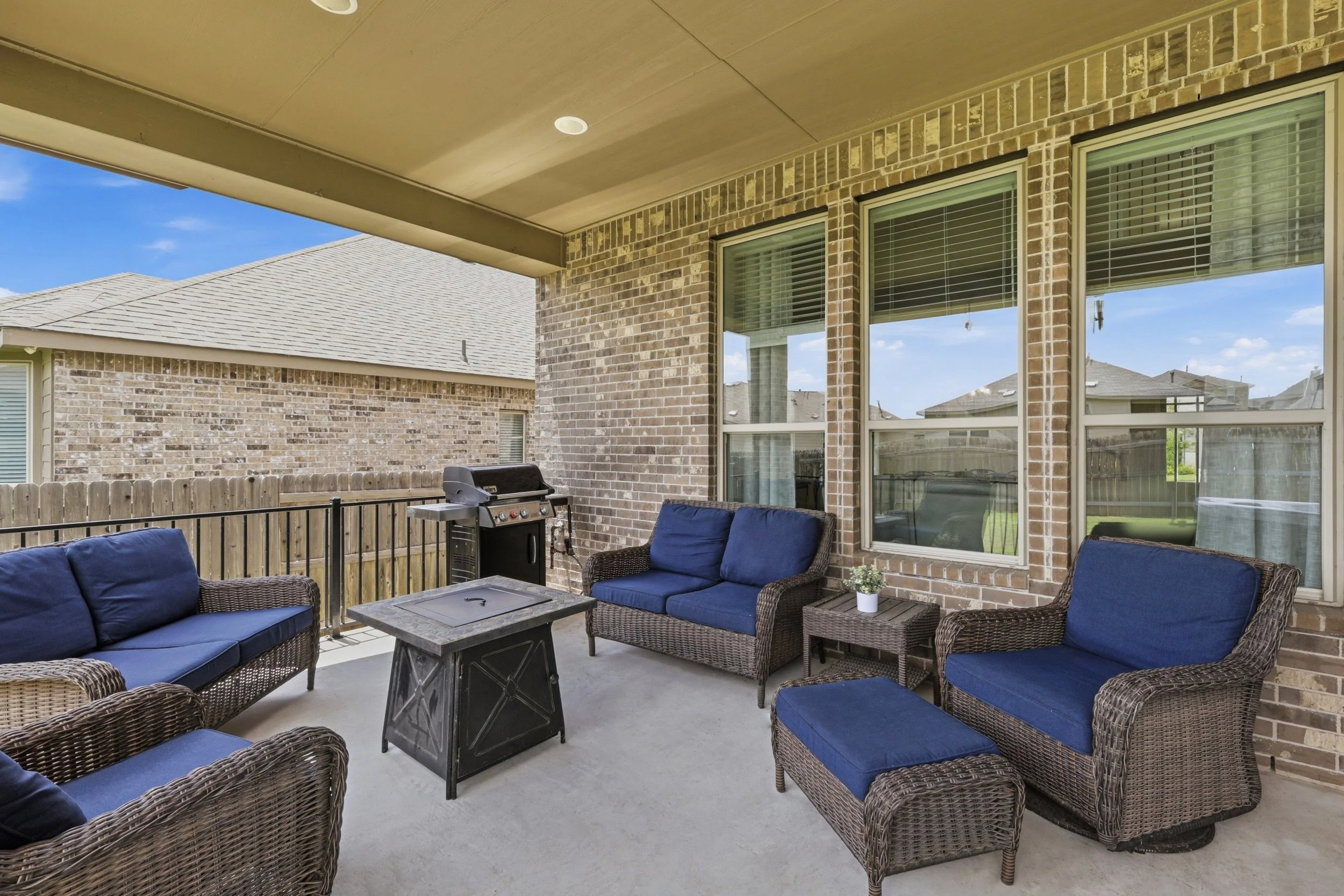 Covered Patio Seating