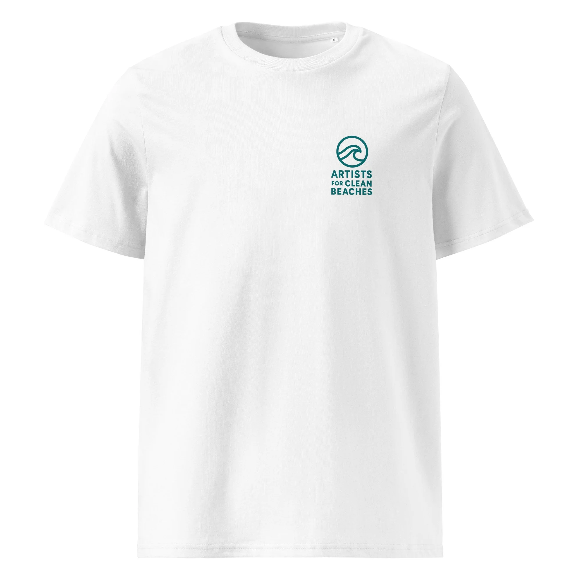 Unisex organic ribbed neck t-shirt