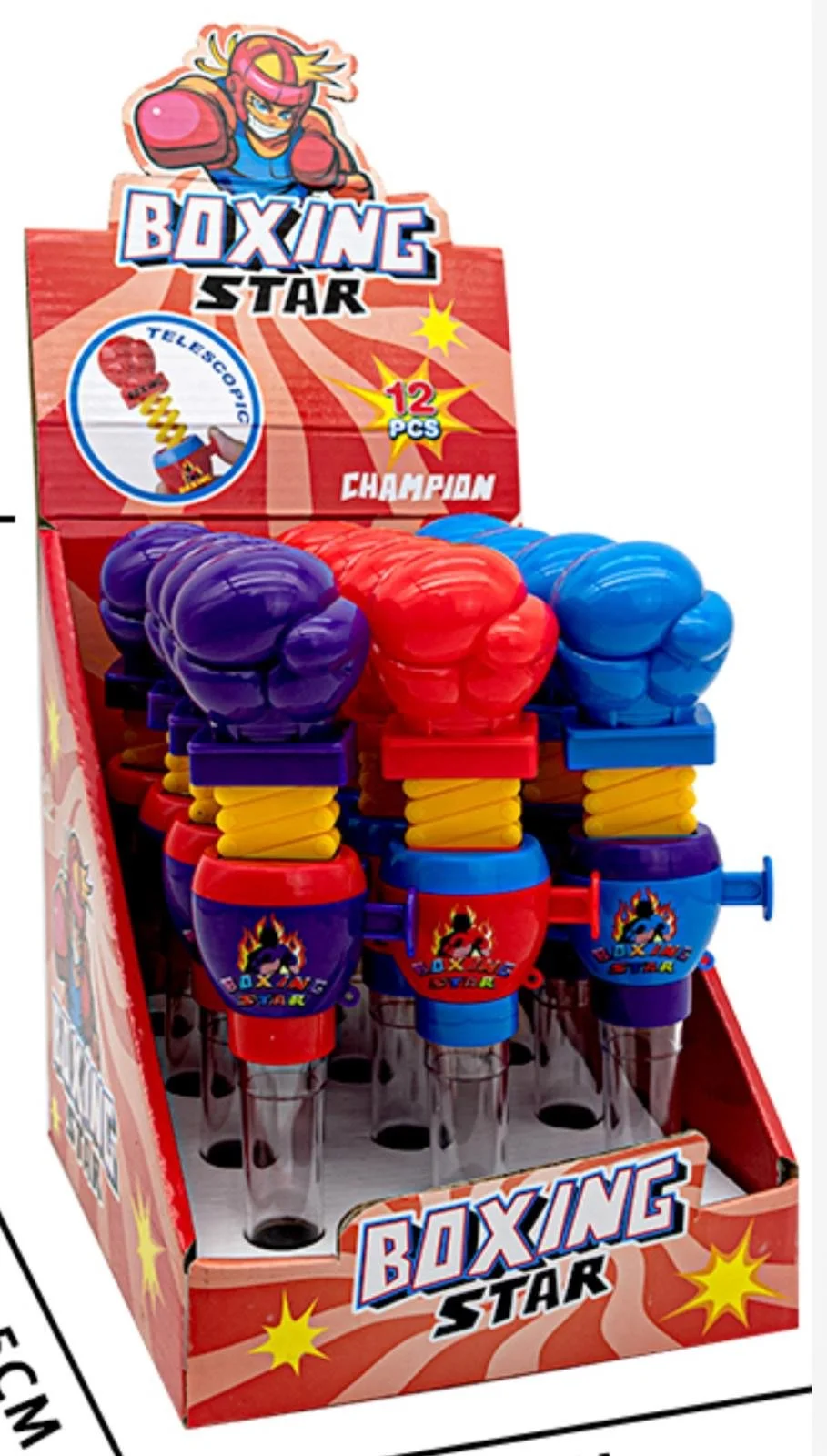 Boxing Star Toy Candy for Kids