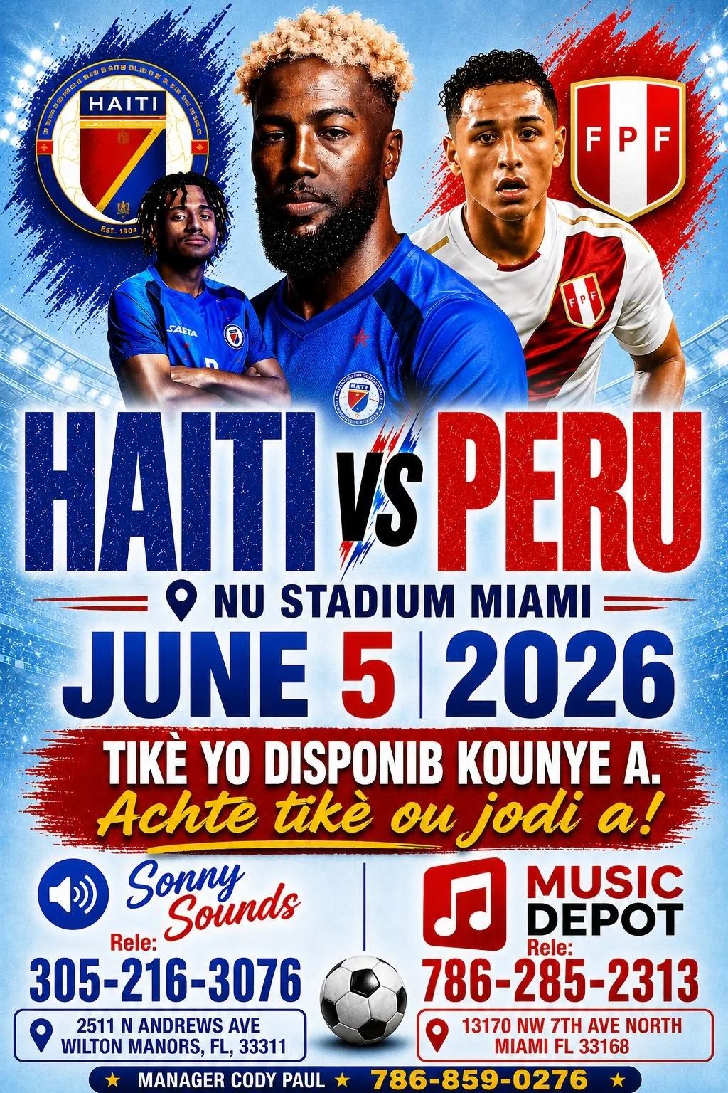 Haiti World Cup Match 1 Event