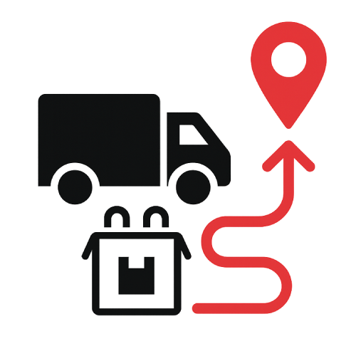 Nationwide distribution services shipping branded materials across the U.S.