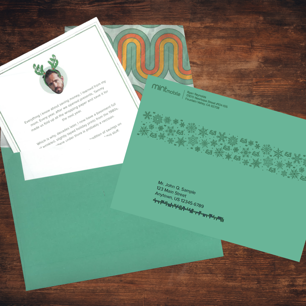 Direct mail print applications including postcards, mailers, and targeted marketing campaigns.