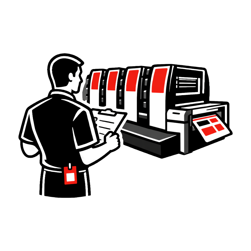 High-quality commercial print production delivering consistent color, precision output, and version control across large-scale marketing, packaging, and point-of-sale programs.