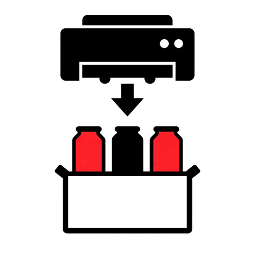 Printed register film for flexible packaging and branded product presentation.