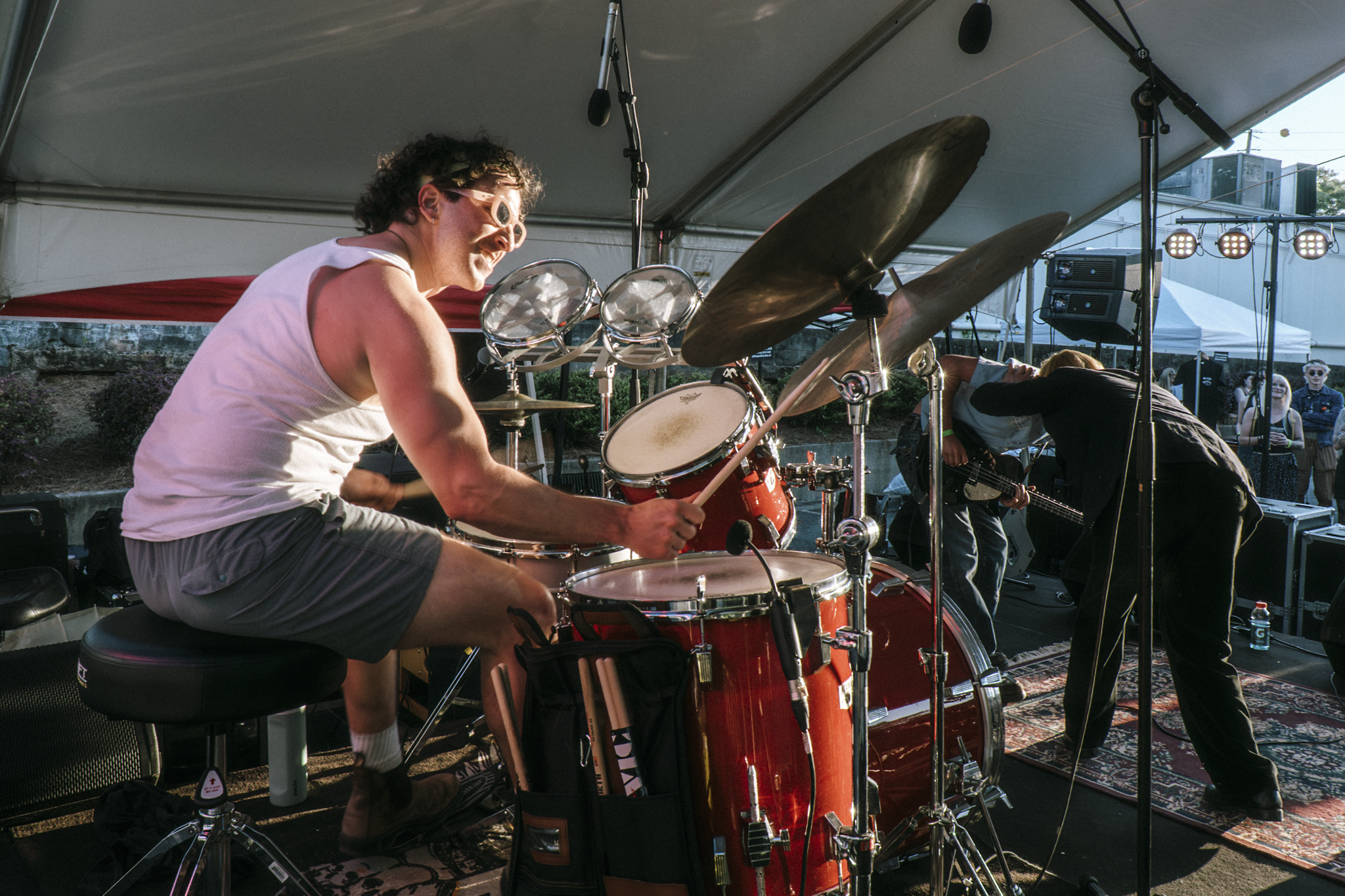 Johnny Falloon at Normaltown Music Festival for Melodic Magazine