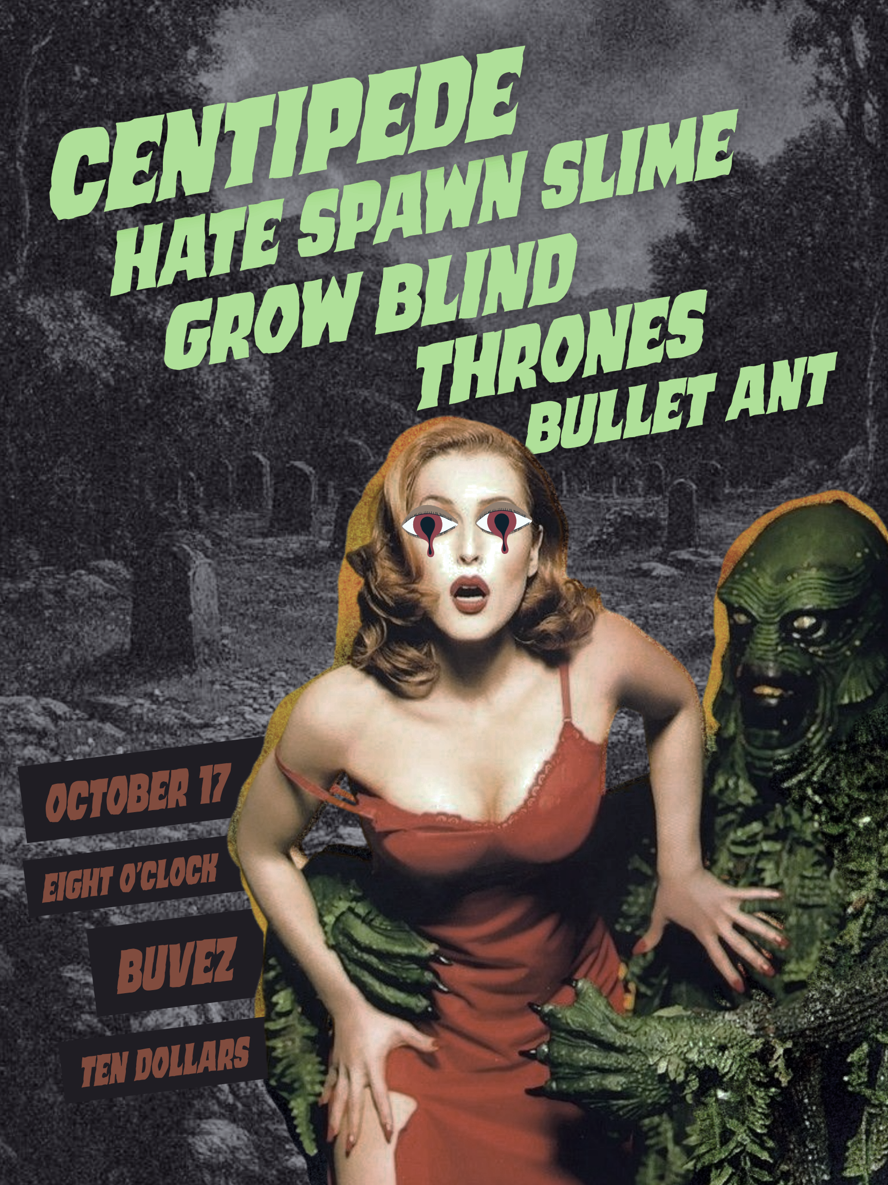 Buvez Show Flyer