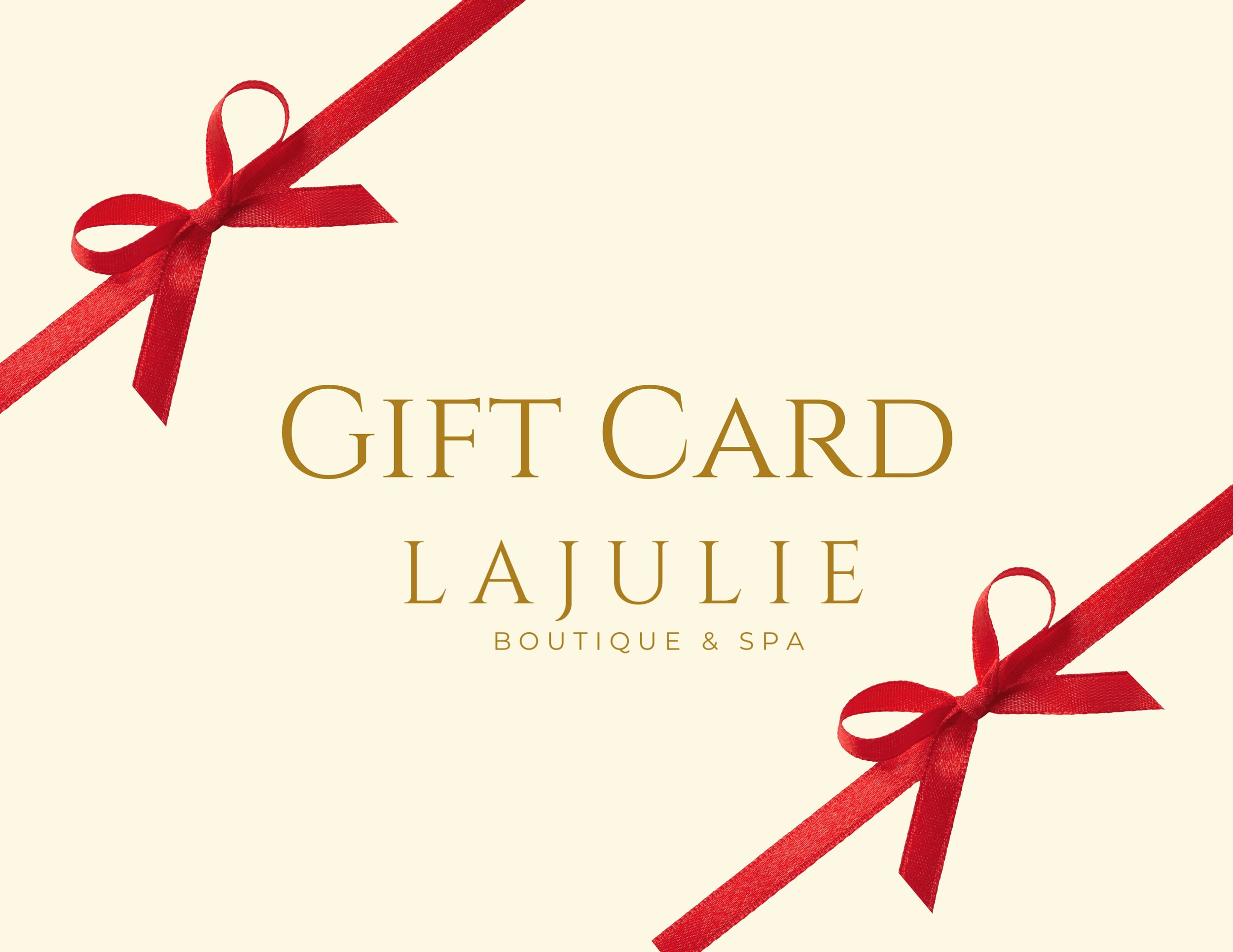 La Julie Boutique Spa Gift Card