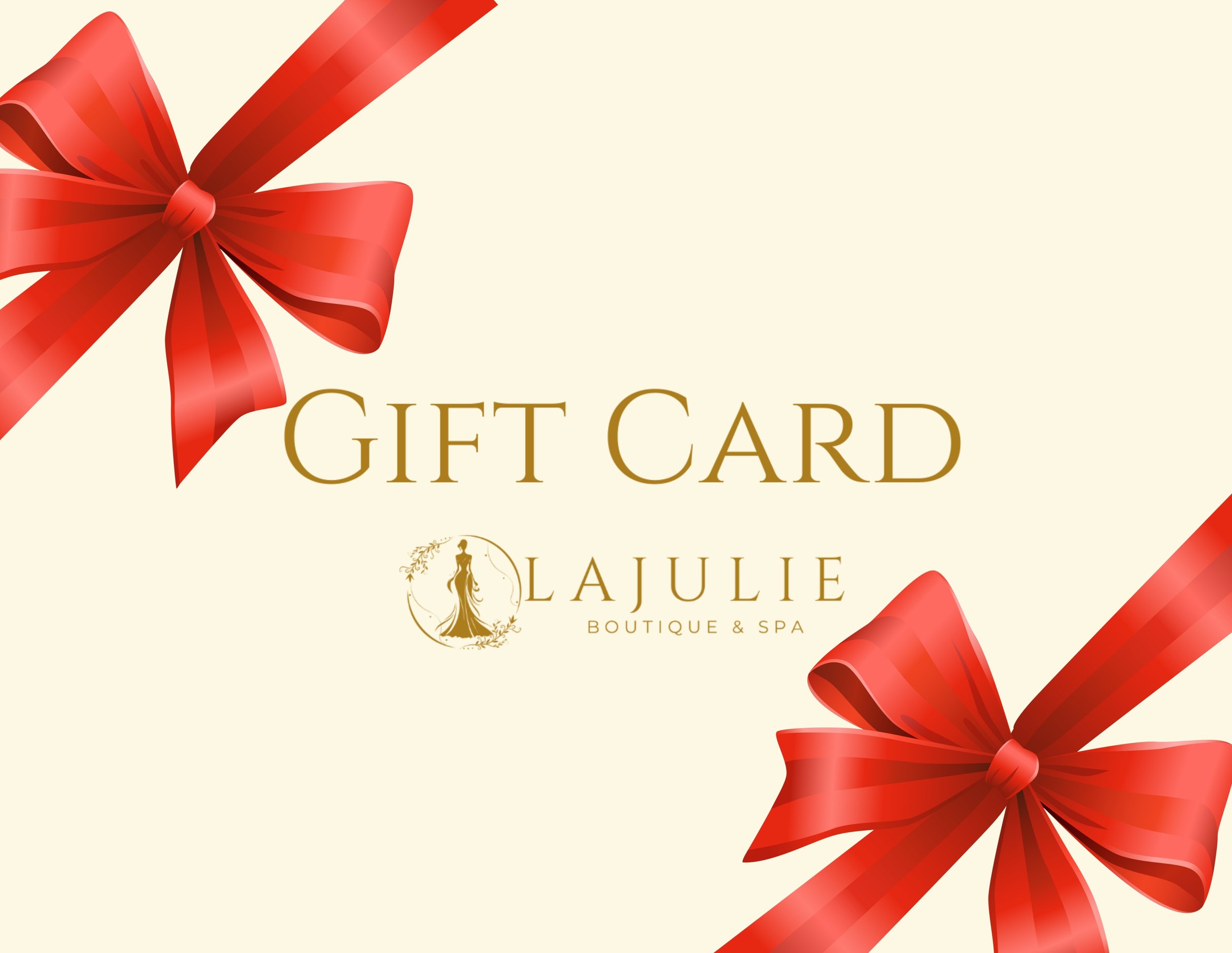 La Julie Boutique Spa Gift Card