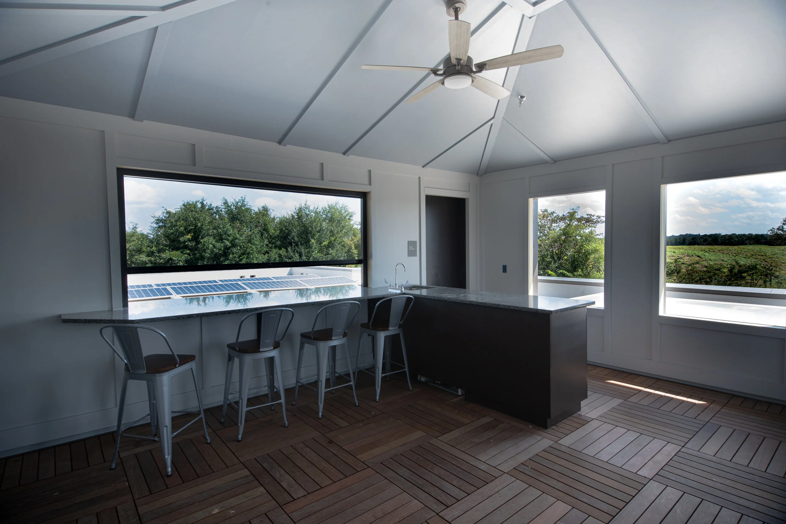 Rooftop terrace of East Alabama Asthma and Allergy building