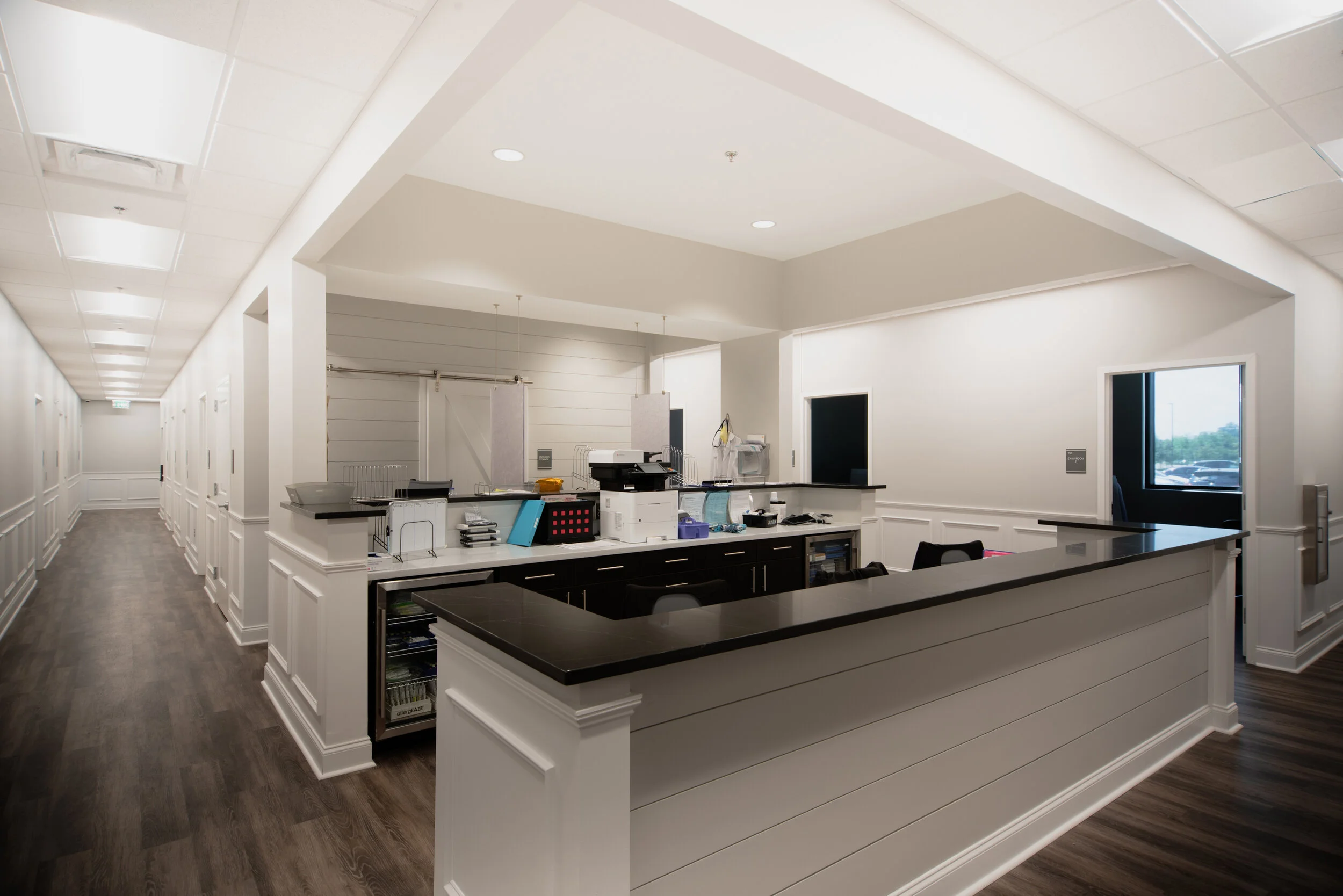 Nurse's station at East Alabama Asthma and Allergy building