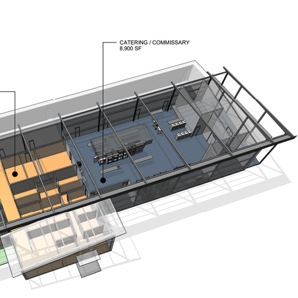 Isometric architectural drawing