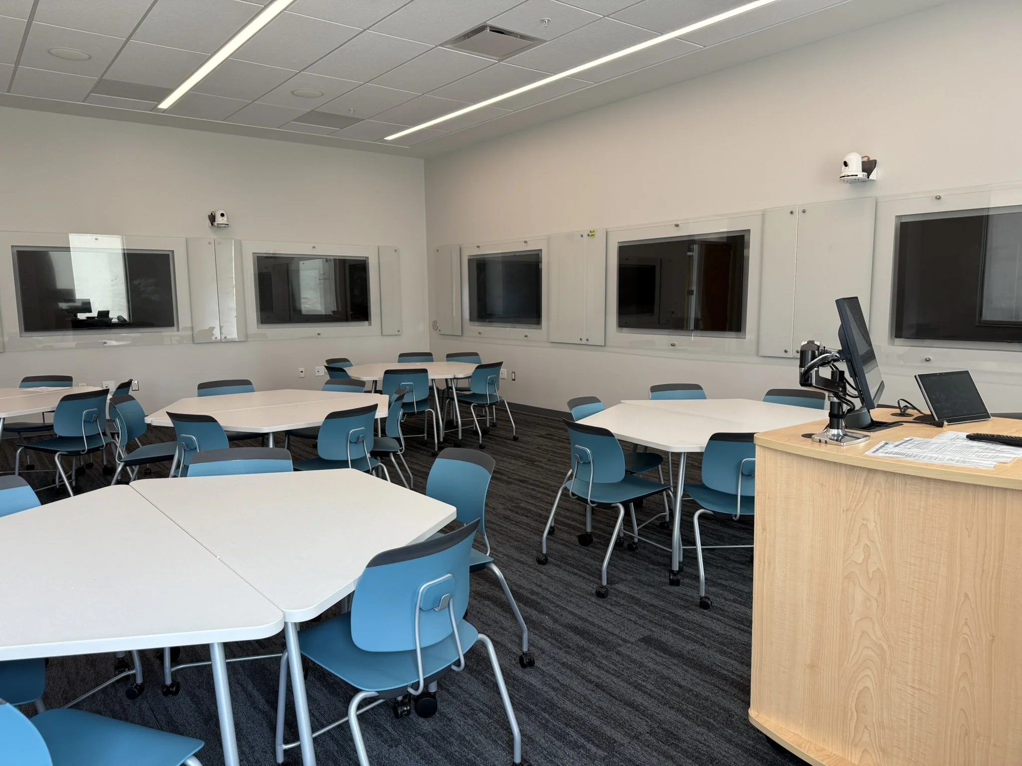 Classroom in Auburn University College of Education building