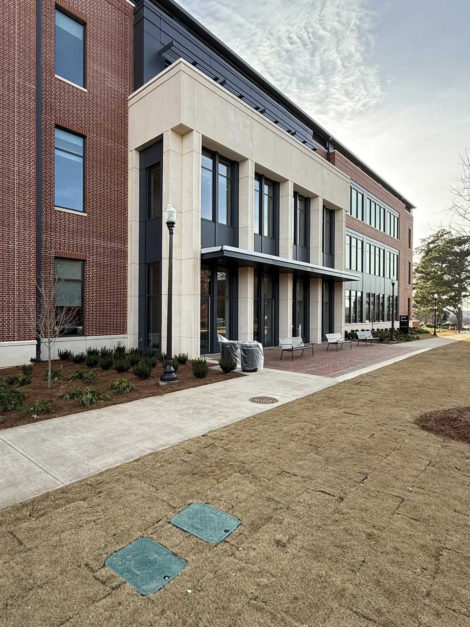 Side entry to Auburn University College of Education building
