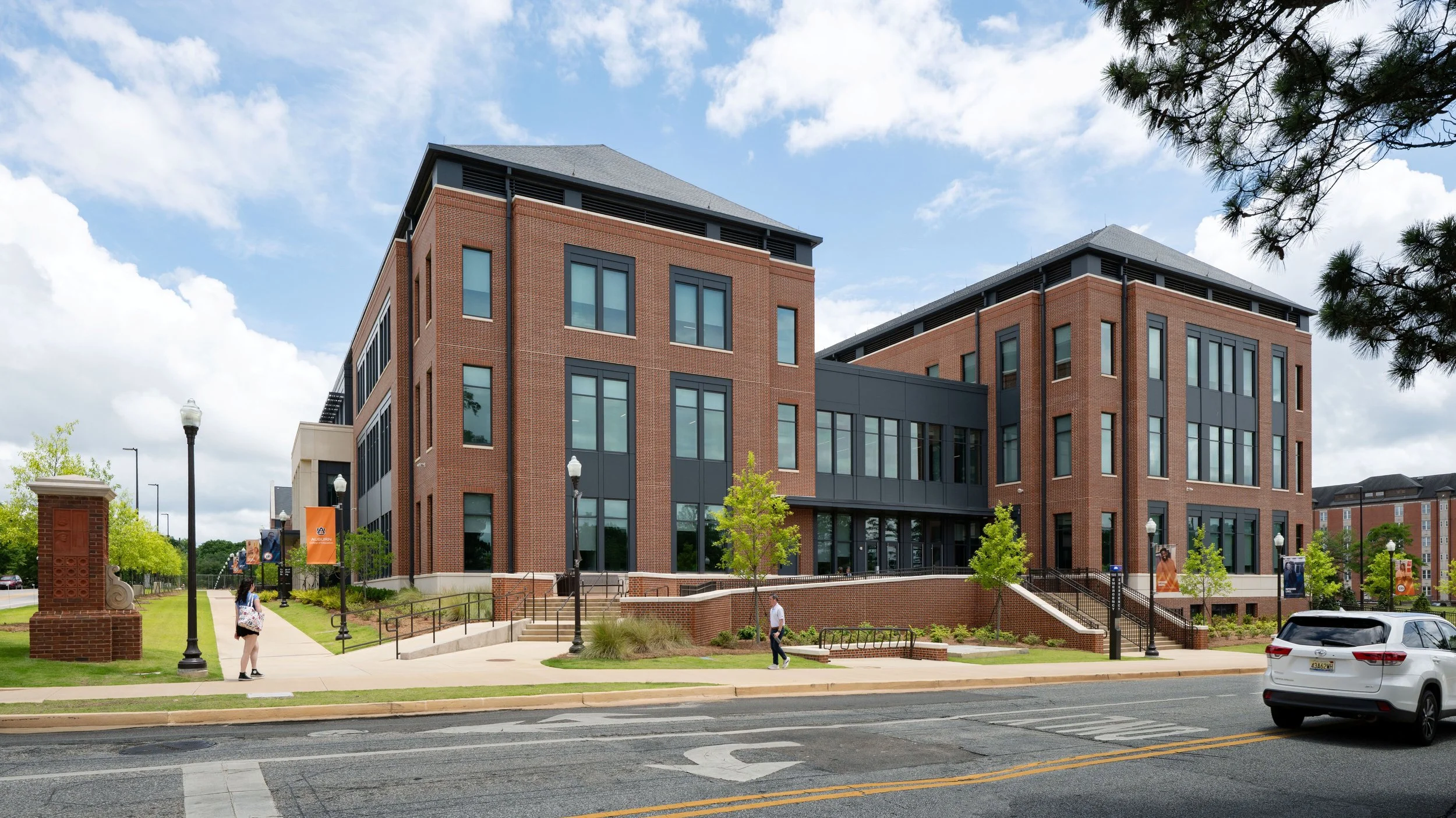 East face of College of Education building