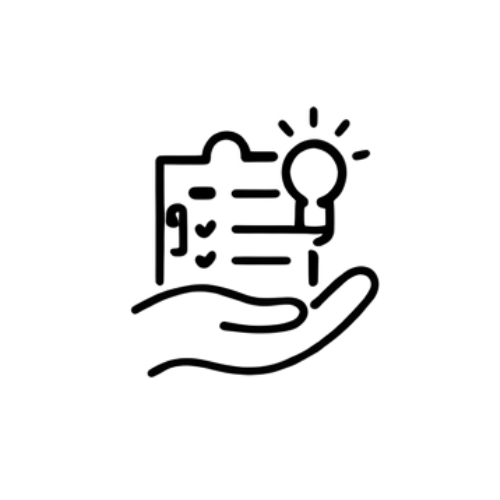 A person's hand holding a science or laboratory device with dials and a gauge, set against a dark background.