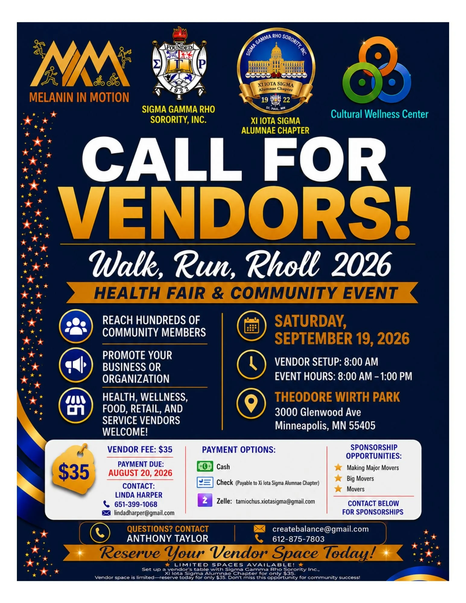 Call for Vendors!