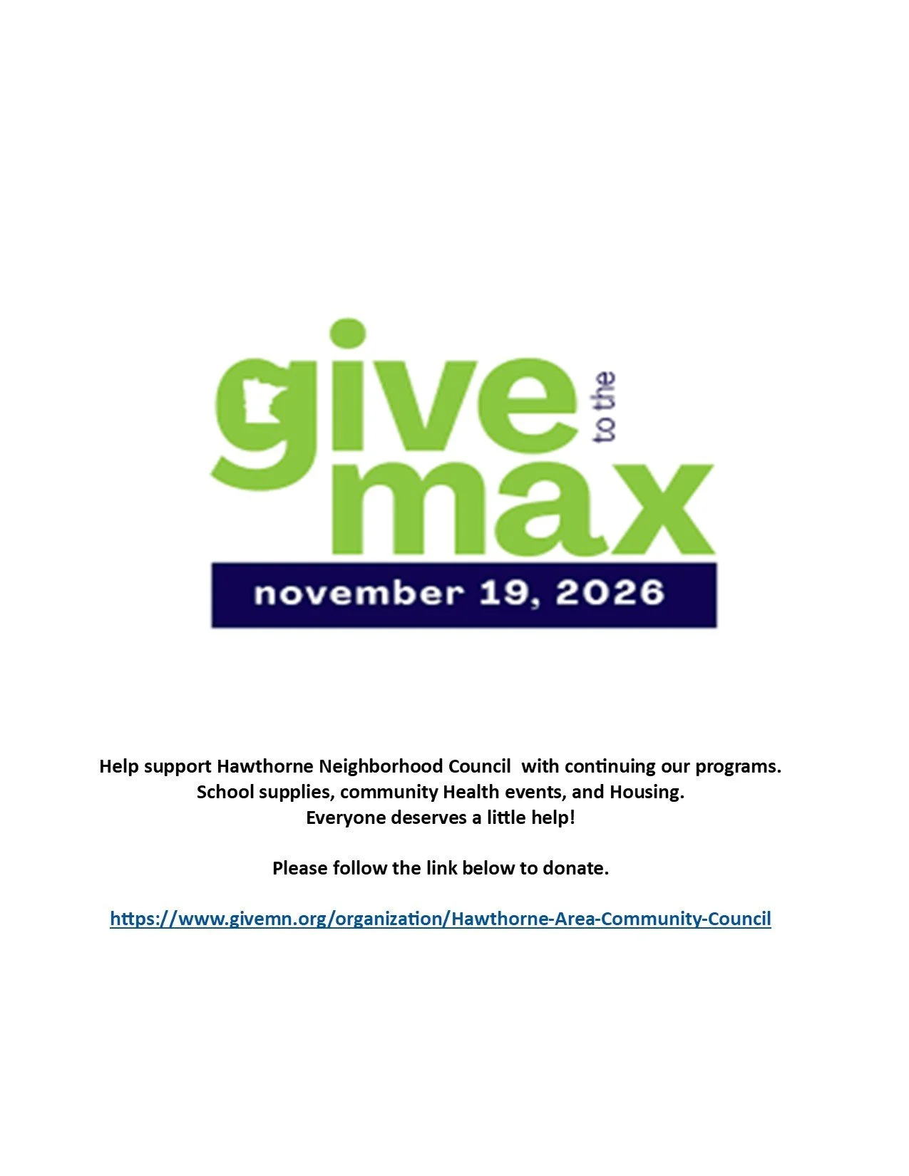 2026 Give to the Max Day