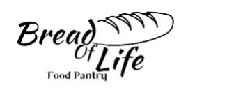 Logo with a loaf of bread and the text 'Bread of Life'