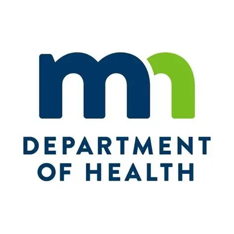 Logo of the Missouri Department of Health with blue and green lettering.