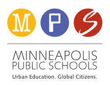 Minneapolis Public Schools logo with the text 'Urban Education. Global Citizens.'