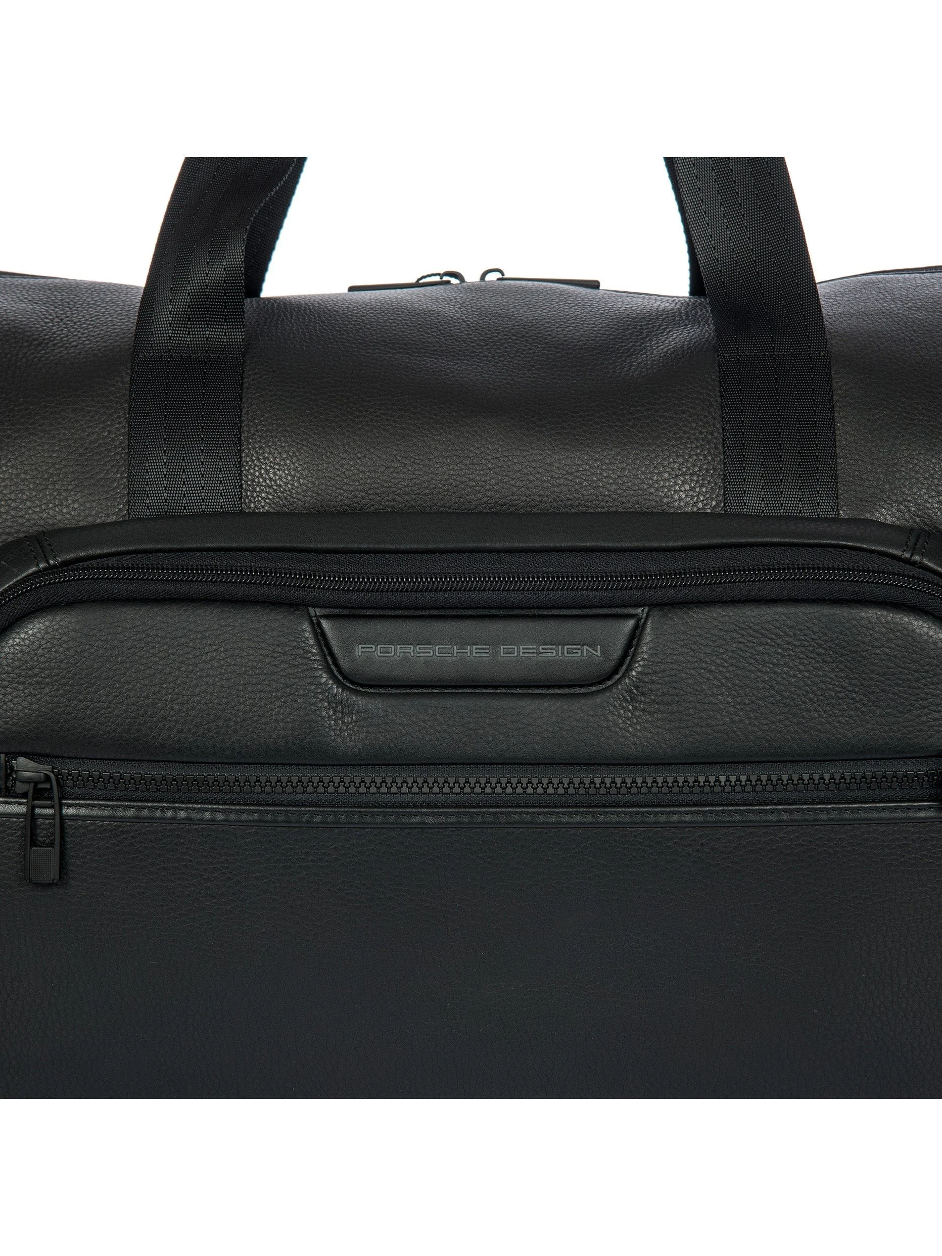 Porsche Design Roadster Leather Evo Weekender in Black (OLH01009.001), view 6