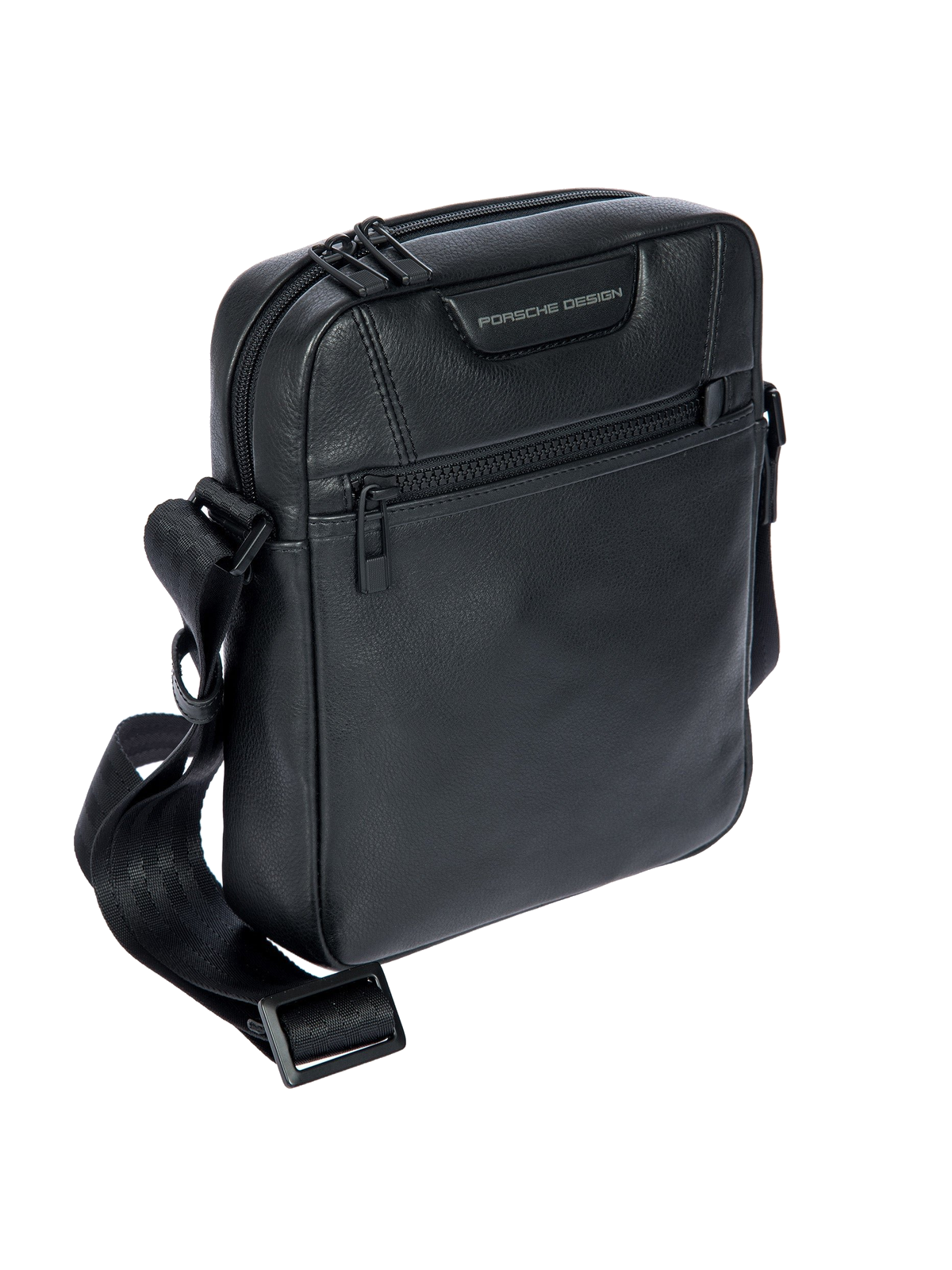 Porsche Design Roadster Leather Evo Shoulder Bag XS in Black (OLH01540.001), view 2